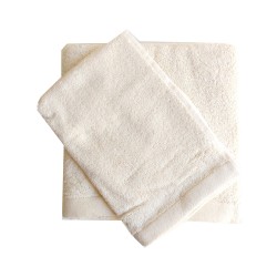 Soft Terry Bath Towels - Color Cream